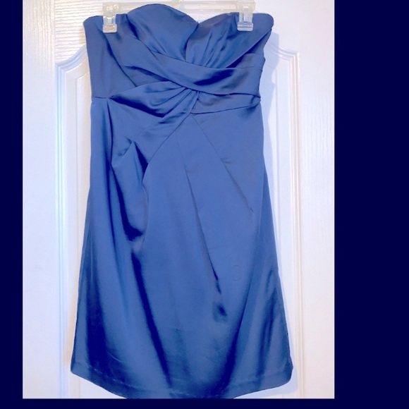 BCBG Maxazria Blue Dress Size 6 - Picture 4 of 10